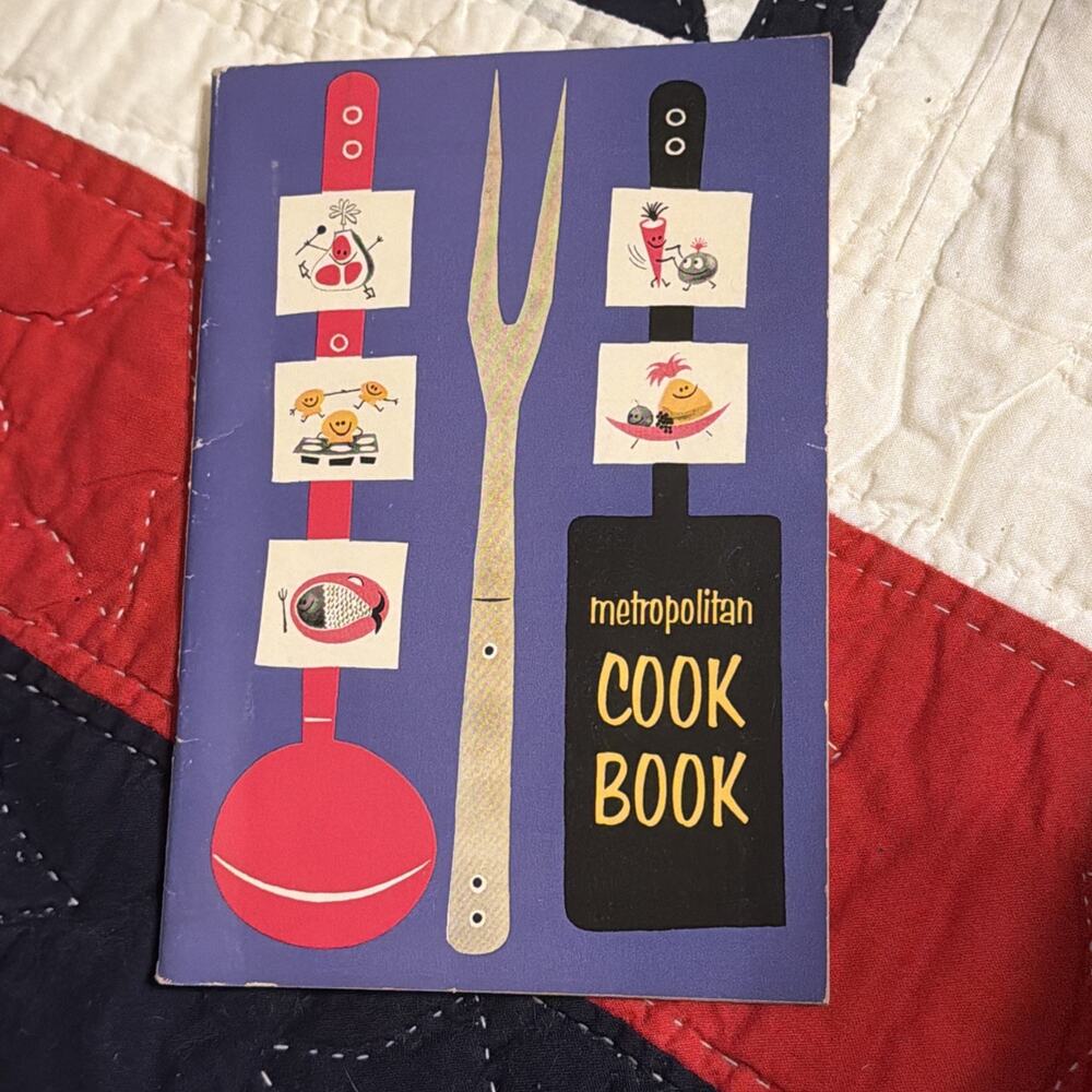 Metropolitan‎ Cook Book 1957 Vintage Simple Excellent Easy Healthy Recipes